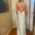 Selfie Leslie , White, Satin, Maxi Dress, NWT Photo 3