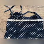 Free People  High Strung Playsuit Romper Polka Dot Bow Backless Sz medium Photo 7