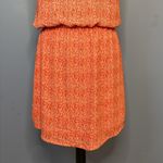 Hilary Radley  Pull Tie Waist Orange & White Women’s Dress Size 12 Photo 9