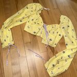 White Fox Boutique  Yellow Floral Blouse Photo 2