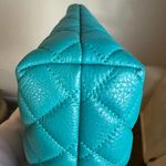 Kate Spade New York quilted tote bag in teal. Photo 8