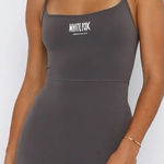 White Fox Boutique White Fox Archive 6.0 Grey Playsuit Romper size large Photo 0