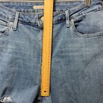 Levi's  721 High Rise Skinny Jeans‎ 32 Distressed Denim Blue Light Wash Photo 4