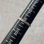 10K White Gold Round Diamond Wedding Anniversary Stackable Band Ring Size 7.25 Silver Photo 8