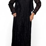 Black lace long sleeve dress with built in cardigan #goth #whimsygoth #formal Size M Photo 4