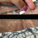 House Of CB  Mara Silver Metallic Trousers NWOT‎ size L Photo 3