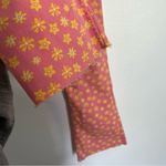 ZARA Mini Cropped Floral High Rise Flare Pants 8 Photo 6