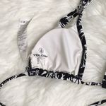 Volcom New.  black and white floral bikini top. Photo 7