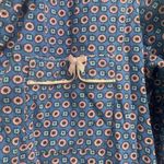 Victoria's Secret Cotton Nightgown Sleep Shirt Size Medium Long Sleeve Geo Print Photo 4