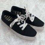 Toms Alpargata Lug Platform Lace Up Sneakers Black White 6 Photo 0