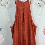 All in Favor  Wide Leg Ribbed Halter Jumpsuit - Size - XS Photo 2
