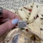 Jennifer Moore  Adventure Vintage Yellow Outdoors Long Sleeve Button Down Shirt Photo 8