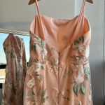 Lulus Budding Blossoms Blush Pink Floral Embroidered A-Line Maxi Dress Photo 5