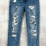 Garage ‎ Womens Jeans Girlfriend Distressed Size 00 Low Rise Grunge Thrash Street Photo 0