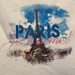 Custom Reworked Crop Feather Graphic PARIS T Photo 1