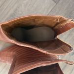 Chinese Laundry Katarina Cognac Faux Croc Boots Size 10 Photo 9