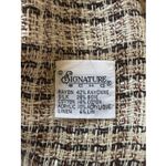 Vintage VTG Signature Echo Plaid Stripe Check Fringe Scarf Wrap Accessory Photo 6