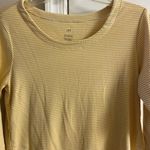 J Jill Pima Cotton Striped 3/4 Sleeve Scoop Neck Tee Medium Petite Size undefined Photo 3