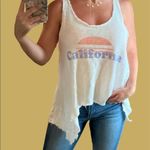 Michelle by commune California sleeveless distressed tank White Photo 0