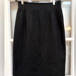 Norton Mcnaughton Vintage  100% Virgin Wool Black Pencil Skirt Size 6 Small S Photo 0