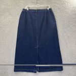Cabin creek Vintage  Denim Jean Maxi Skirt Cottage Prairie Retro Modest Women 16 Photo 1