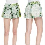 Townsen | Silk Watercolor Grasshopper Green Shorts | Size Large Photo 1