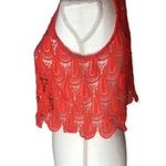 Rainbow Sandals Rainbow Shops Floral Crochet Sleeveless Crop Tank Top Photo 40