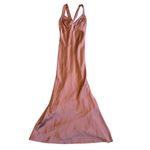 Birdy Grey  Veronica Dress Matte Satin Desert Rose Maxi Gown Size Medium NWT Photo 2