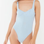 Urban Outfitters  Out from Under Violet Seamed Bustier Bodysuit Women’s Medium Photo 0