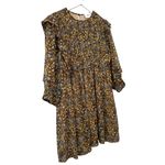 Ba&sh Sandra Floral Print Mini Dress Brown Multicolor Size 2 Photo 7