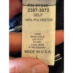 Waverly Grey‎ Navy Blue And White Striped Elastic Waist Violet Shorts Size L Size L Photo 9