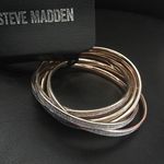 Steve Madden  rose gold silver bracelets bangles Photo 0