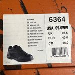 Works by Red wing black leather Worx by Red Wing safety toe athletic shoes. Size 9 Photo 3