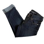 American Eagle  Artist Crop Stretch Dark Wash Jeans. 0 Photo 4