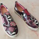 Pink Snake Print Sneakers 🐍 Size 8 Photo 1