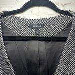 Torrid Studio Luxe Vest Black White Herringbone Sleeveless Button Front Sz 2 Photo 5