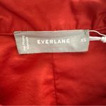 Everlane Orange Woven PJ Button Front Top Photo 10