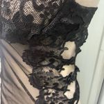 Black Lingerie Side Cut Out Mesh Lace Bodysuit One Piece Womens Large Sexy Femme Photo 1