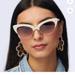 Lele Sadoughi  Gold Floral Earrings with Pearl Accents Photo 3