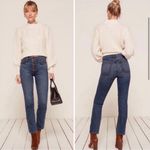 Reformation  | Winona Mid Button Fly in Baltic Wash | 27 Photo 1