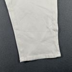 Coldwater Creek Pants Womens 14 White Straight Leg Stretch Denim Casual Cropped Photo 2