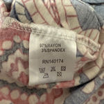 Reborn Sleeveless Dress Size L Blue Red Patterned Size L Photo 8