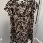 SheIn  Animal Print Surplice Dress with Belt Photo 5