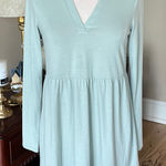 Bebop Comfy  Shirt Dress Babydoll Sage Knit  New Photo 0