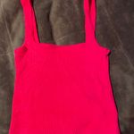 Garage Hot Pink Square Neck Sweater Tank Photo 4