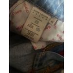 Alice + Olivia  Good High Waisted Denim Skirt Distressed Mini Casual Size 25 0 XS Photo 4