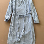Gap  Poplin Stripe Raglan Tie-Belt Shirtdress Photo 0