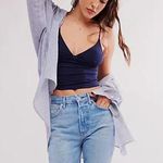 Free People NWT Luna Tencel Triangle Cami Tank Top Size M/L Photo 5