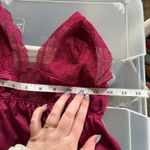 Victoria's Secret Victoria’s Secret Deep Pink Lace Babydoll Sexy Lingerie Open Sides Top Small Photo 11