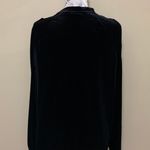 Material Girl Black Velour Cold Shoulder Top Photo 3